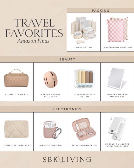 TRAVEL \ essentials that I can’t live without from Amazon!

Beauty
Cosmetics bag
Makeup 

#LTKtravel #LTKbeauty #LTKfindsunder50