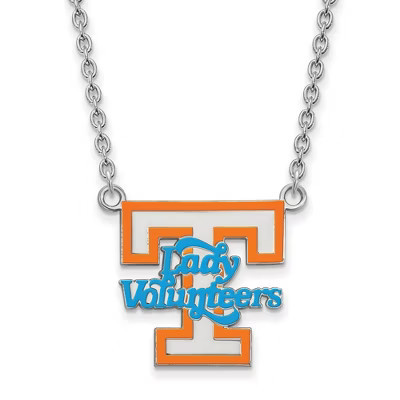 Black Bow Jewelry Sterling Silver Tennessee Volunteers NCAA Necklace 18 Inch | Target