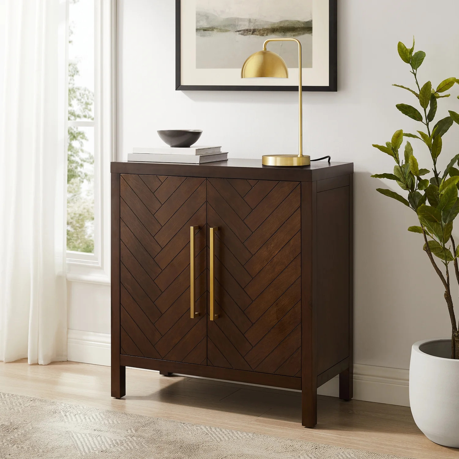 Crosley Furniture Darcy Accent Storage Cabinet | Walmart (US)
