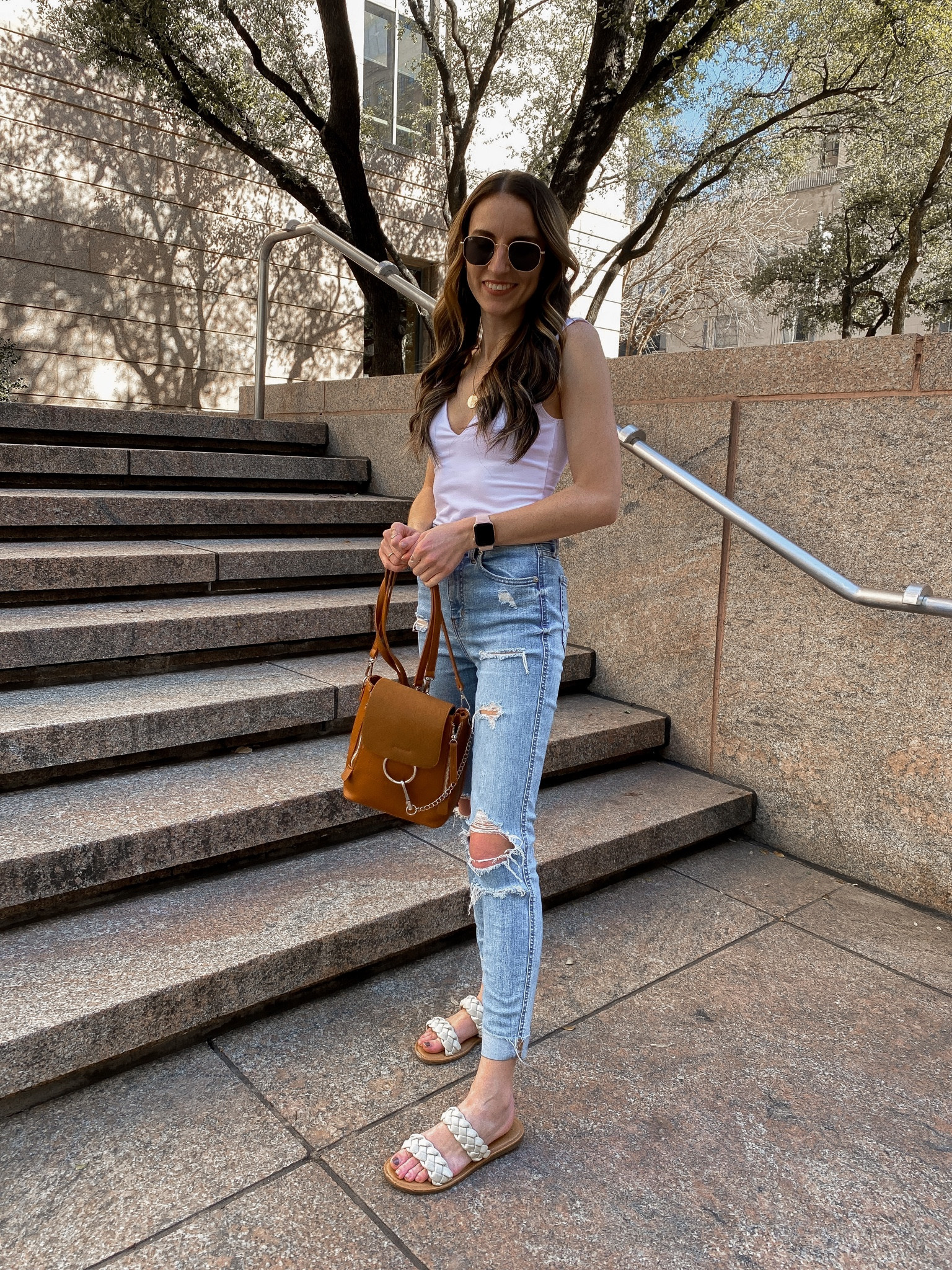 ootn // free people bodysuit from revolve size xs fits tts / target sandals are from last year 

#LTKSeasonal #LTKstyletip #LTKunder100