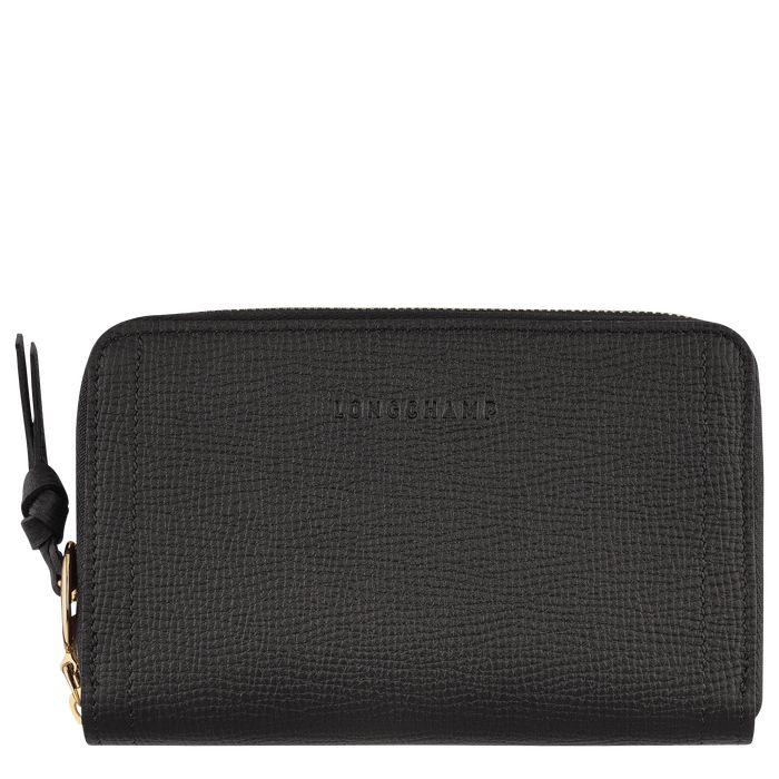 Compact wallet Mailbox Black (L3622HTA001) | Longchamp US | Longchamp