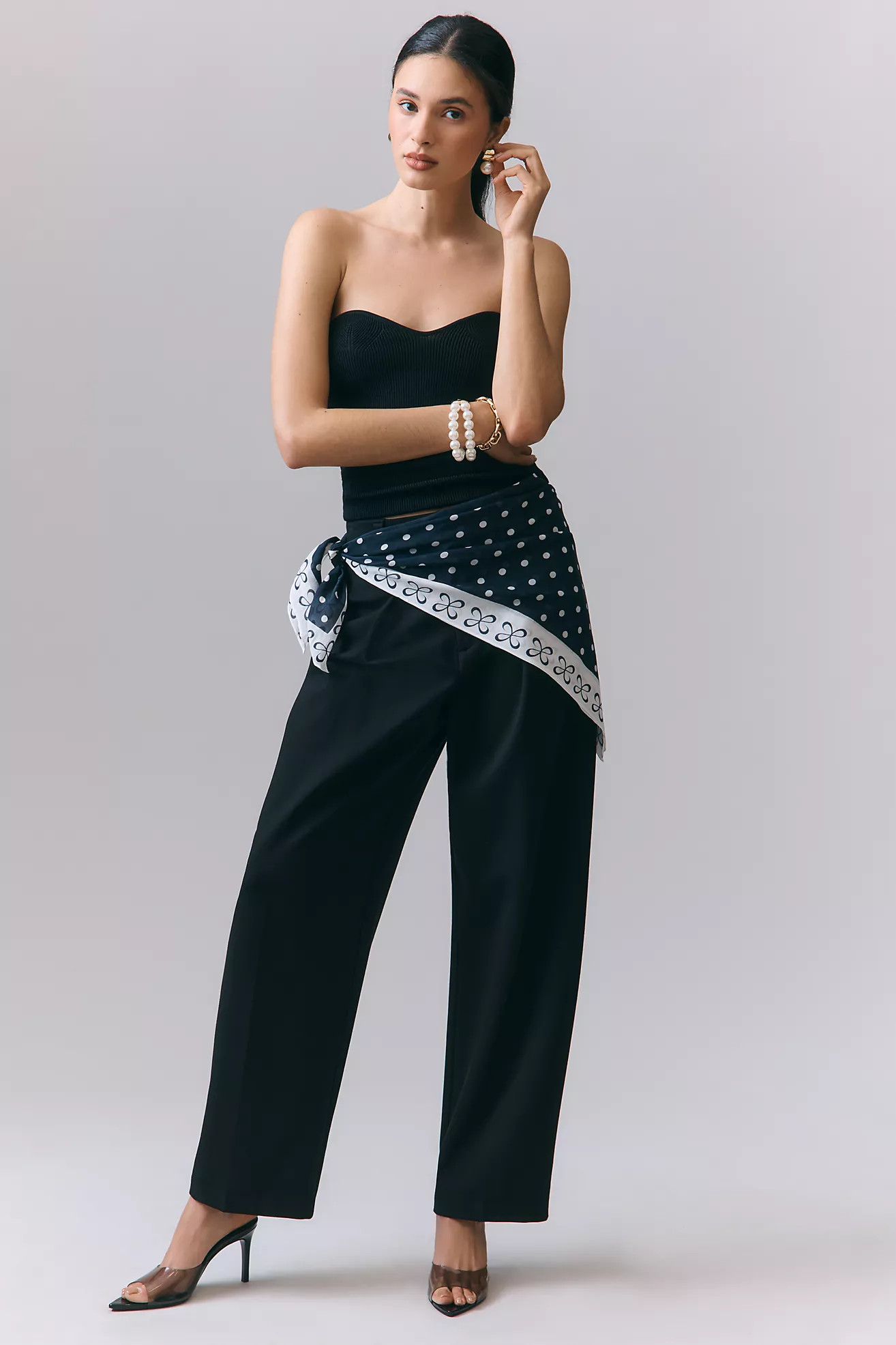 Maeve Large Silk Blend Scarf | Anthropologie (US)