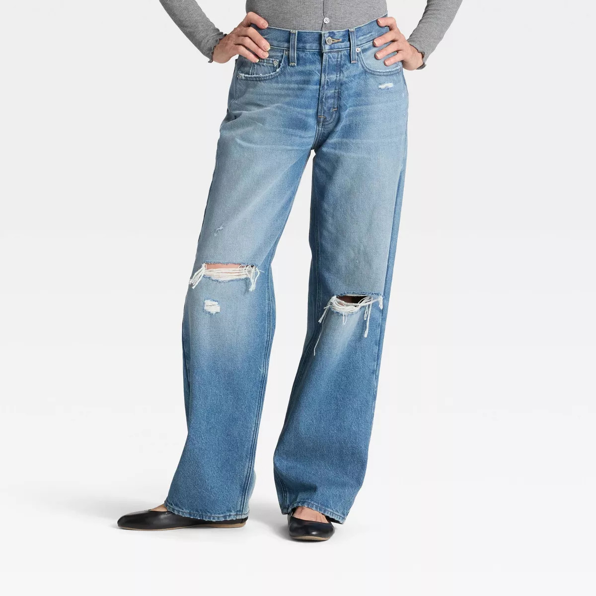 Women's Mid-Rise 90's Baggy Denim Jeans - Universal Thread™ | Target