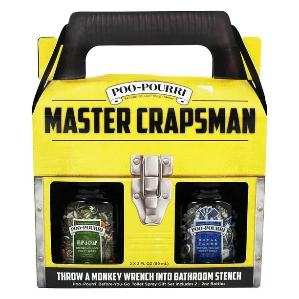 Poo~Pourri Master Crapsman Gift Set of two 2oz Bottles - Walmart.com | Walmart (US)