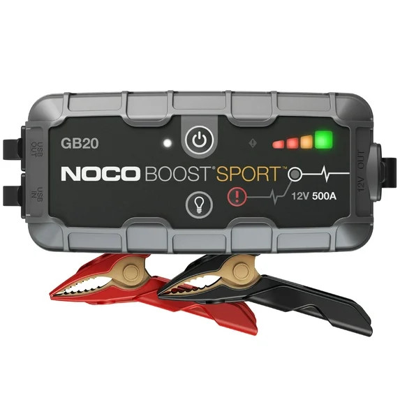 NOCO Boost GB20: 500A 12V UltraSafe Portable Lithium Jump Starter | Walmart (US)