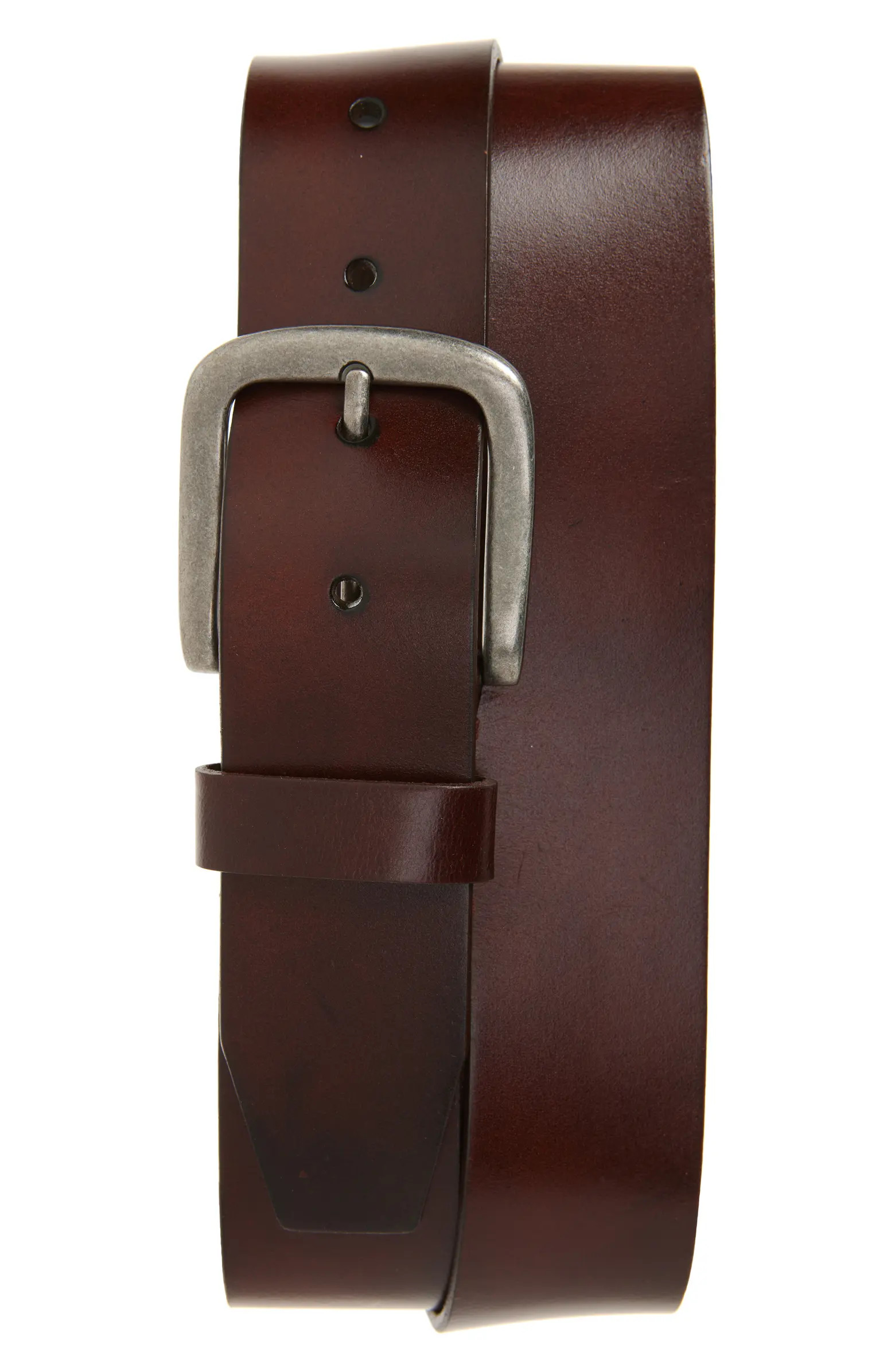 Ezra Rugged Leather Belt | Nordstrom