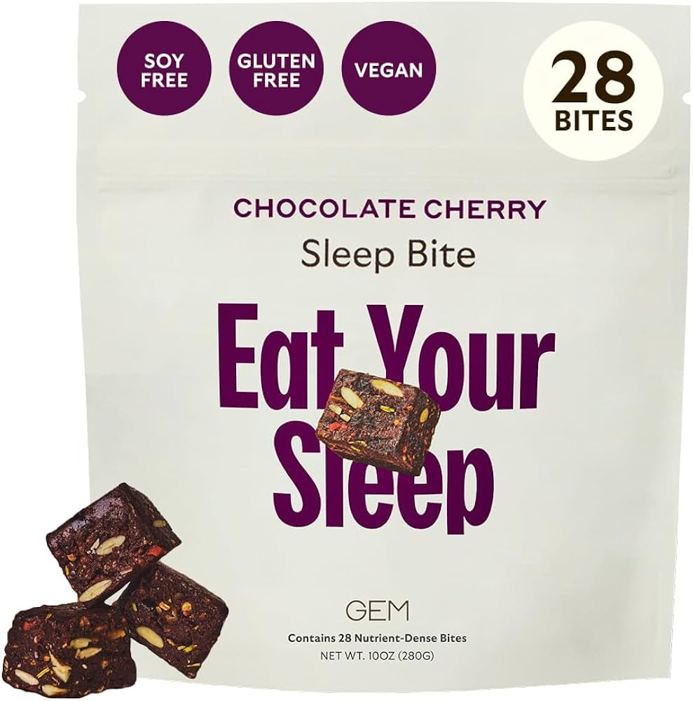 GEM Sleep Aid, Nighttime Bite, Melatonin Free, L-Theanine, Magnesium, Valerian Root Extract | Veg... | Amazon (US)