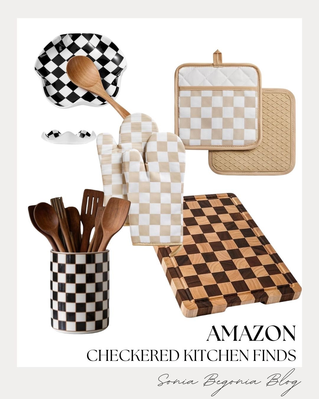 I’m loving these Amazon checkered kitchen finds! 🏁

From checkered oven mitts, potholders, and spoon rests to a matching utensil holder and wooden cutting board, these trendy essentials bring cute style and function to your countertop. ✨

#LTKhome #LTKunder50 #LTKsalealert #AmazonHome #KitchenFinds #KitchenDecor #CheckeredPattern #HomeInspo #InteriorStyling

#LTKHome