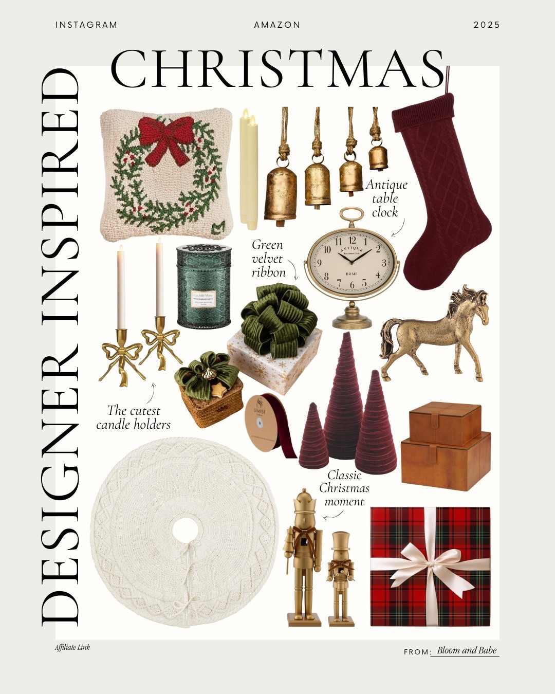 I love finding pieces that feel luxe without the designer price. These are my favorite Christmas picks that give that designer vibe. 

#LTKHoliday #LTKSeasonal #LTKHome