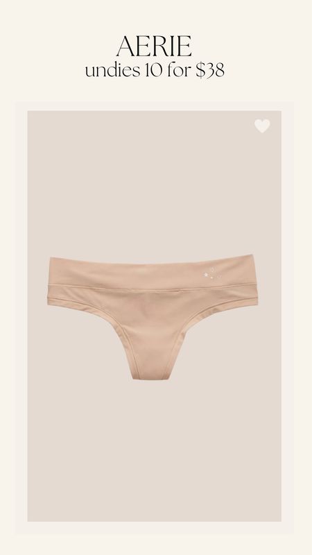 Aerie undies are 10 for $38! These are my favorites undies on sale now! 

Aerie, on sale, aerie undies, seamless undies, aerie undies on sale 

#LTKsalealert #LTKfindsunder100 #LTKfindsunder50