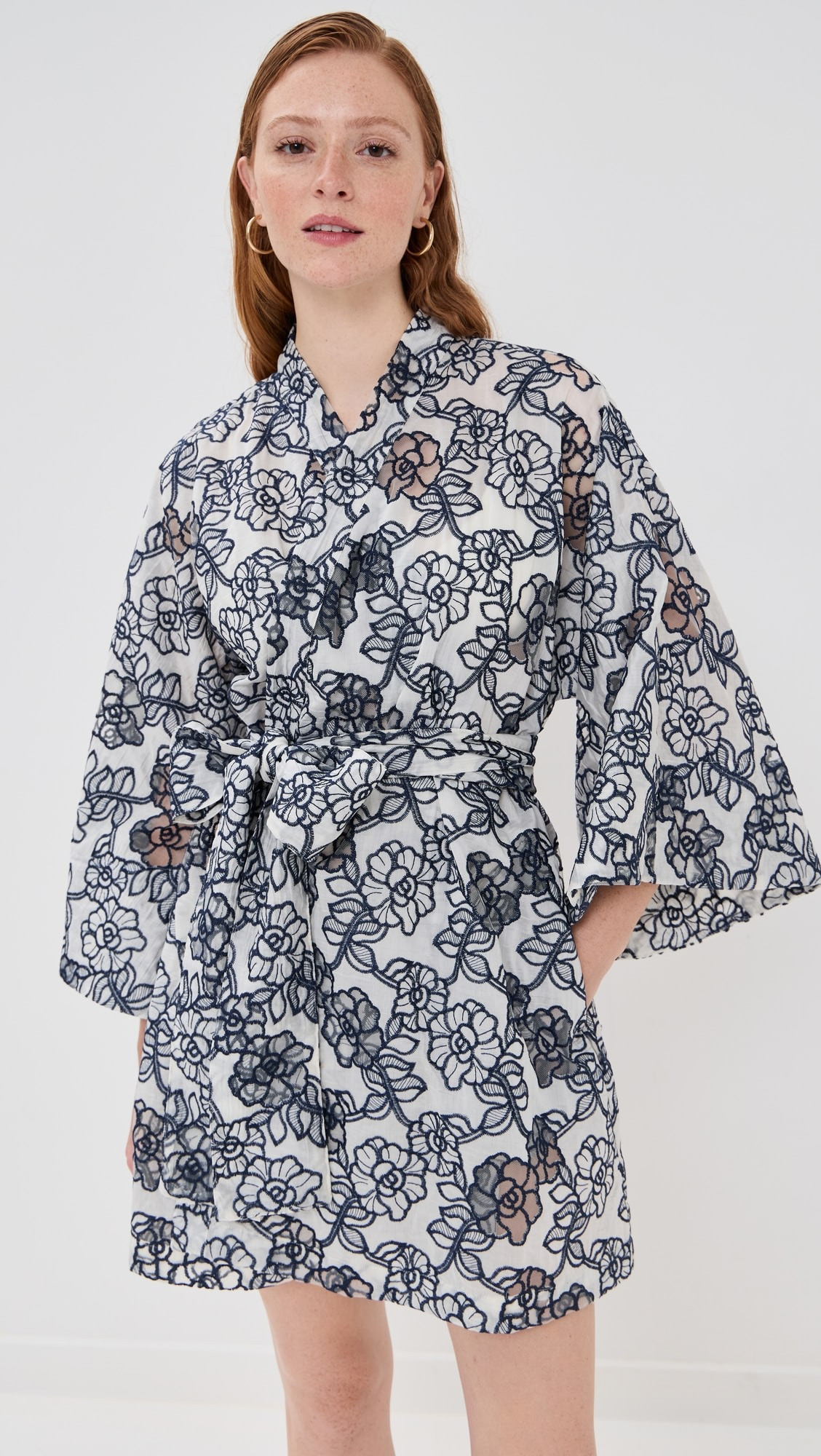 Floral Embroidered Mini Wrap | Shopbop