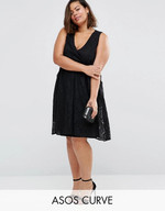 Click for more info about ASOS CURVE Lace Smock Dress