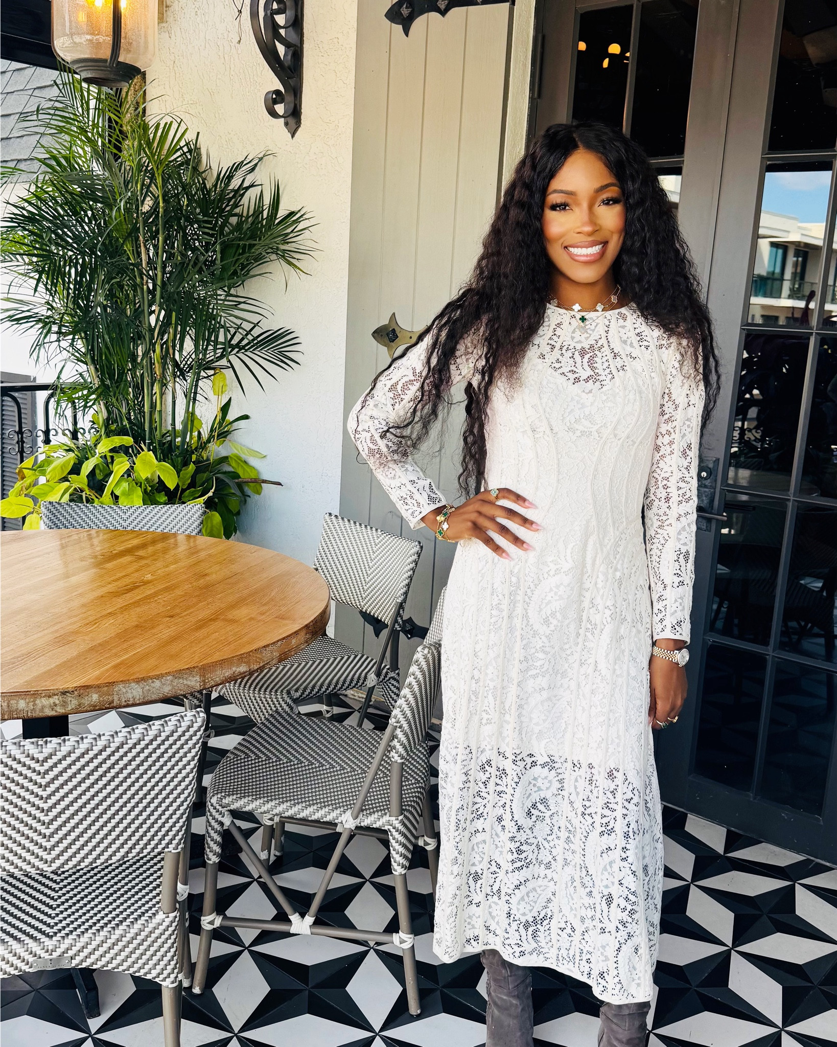 Cold weather causes for texture ! The occasion cqlled for some Lace love… Also wearing knee-high boots because it was cold . Shop some recommendations below! 🤍



#LTKSaleAlert #LTKdayinmylife #LTKootd