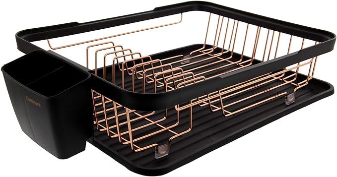 Cuisinart Wire Dish Drying Rack and Tray Set – 3 Piece Set Includes Wire Dish Drying Rack, Uten... | Amazon (US)