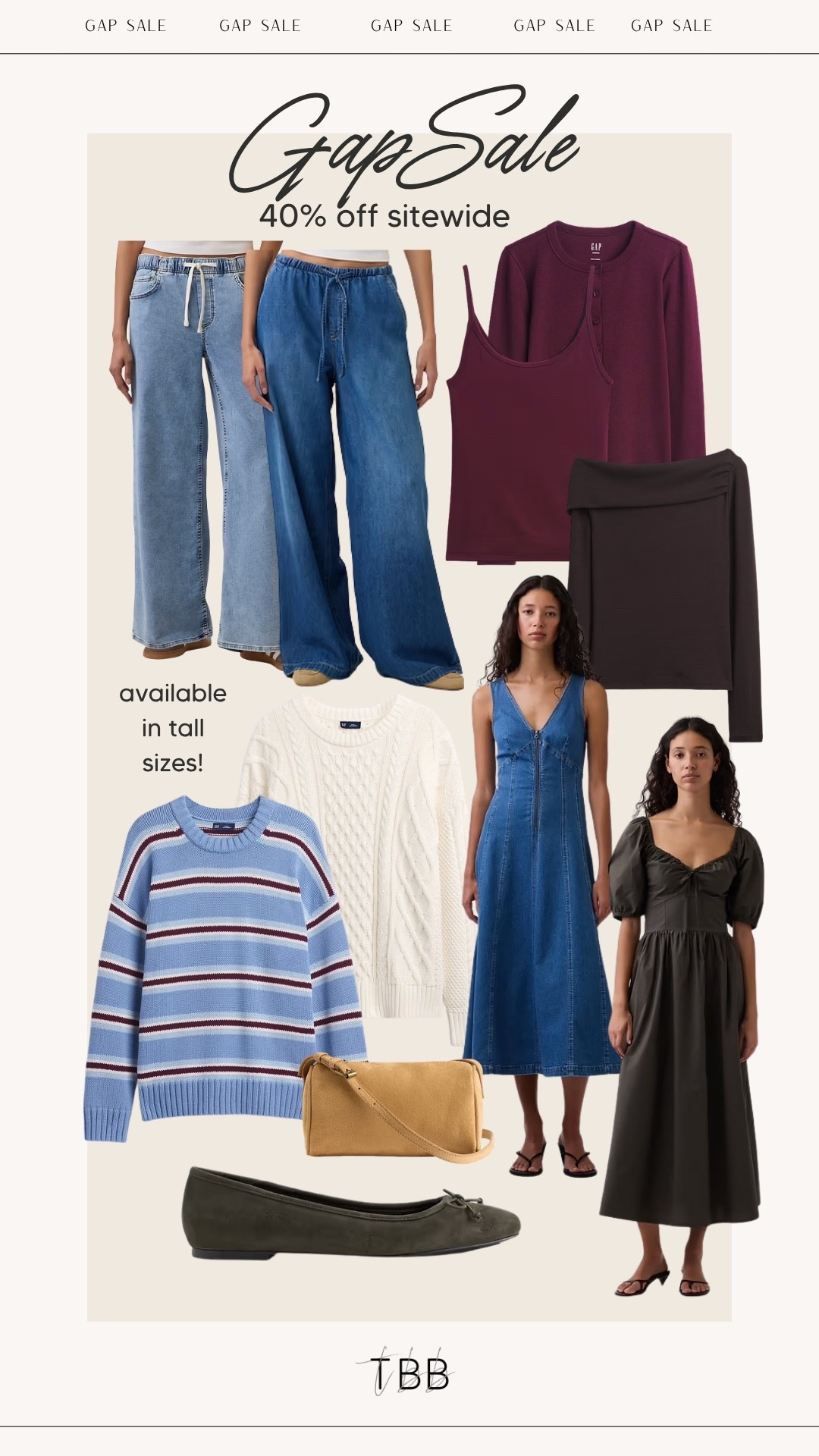 Gap sale finds! Shop 40% off sitewide through 8/20

#LTKSaleAlert #LTKTall #LTKSeasonal