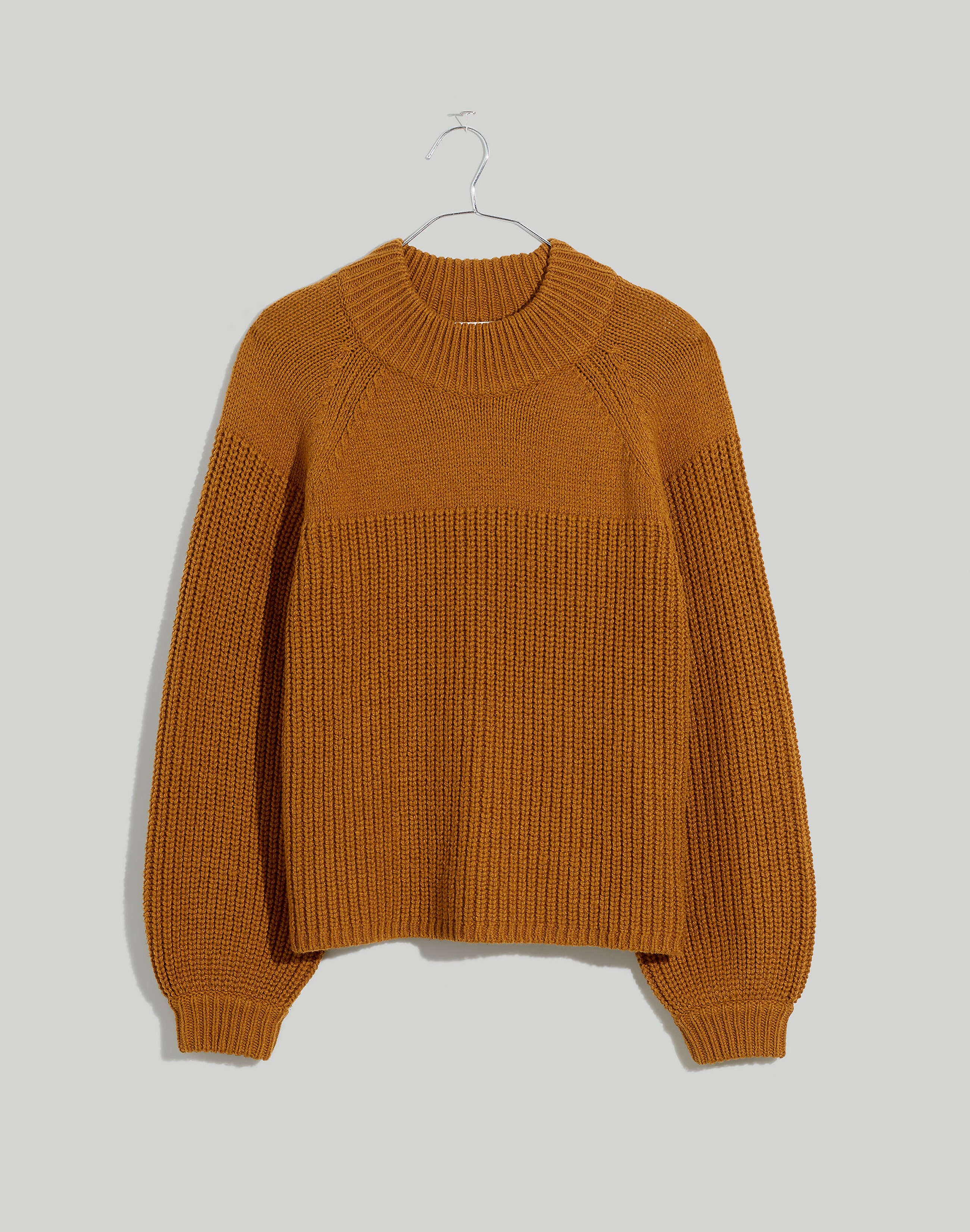 Plus Balloon-Sleeve Mockneck Sweater | Madewell