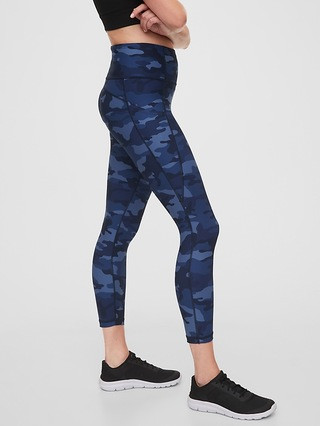 GapFit High Rise Blackout Print 7/8 Leggings | Gap (US)
