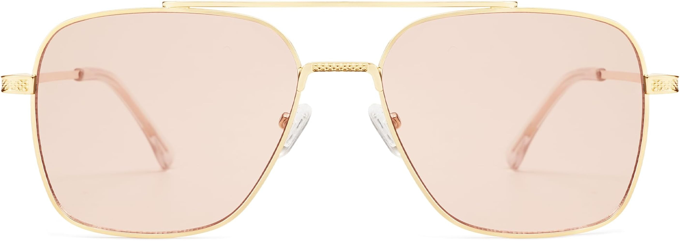 SOJOS Aviator Sunglasses for Men Womens Oversized Trendy Designer Shades SJ1232 | Amazon (US)