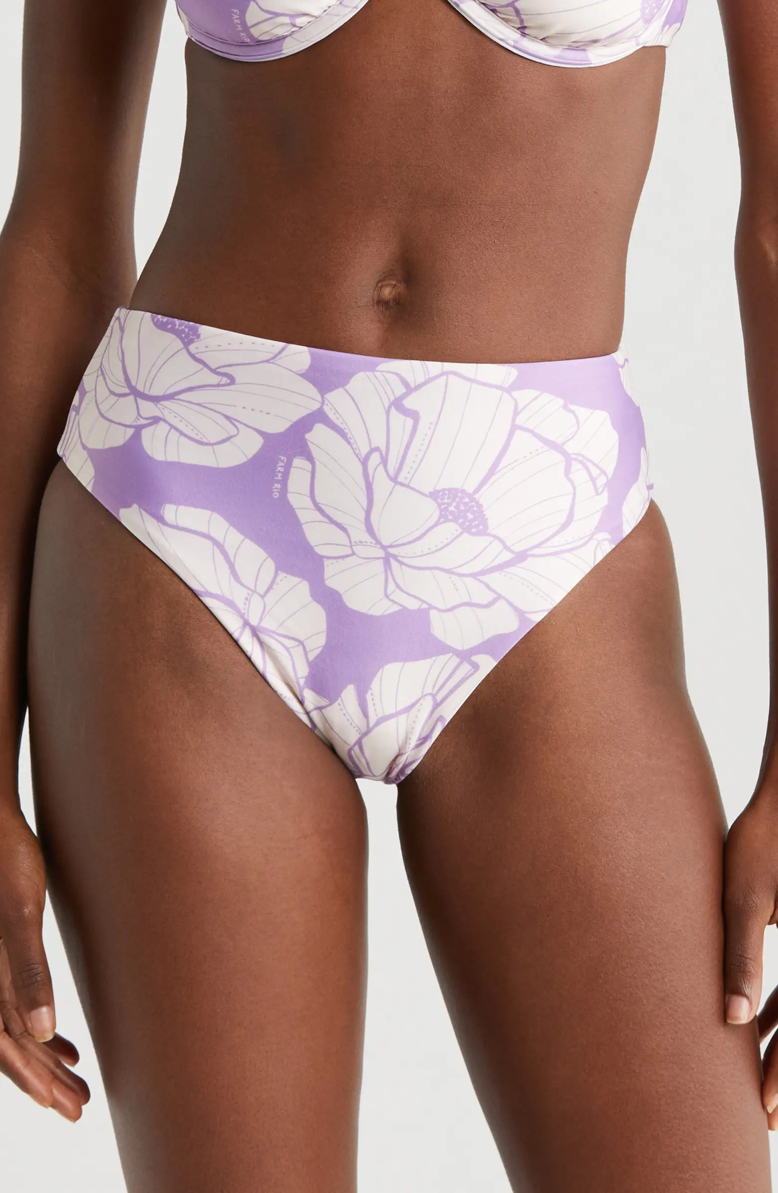 FARM Rio Paula Floral Hot Bikini Bottoms | Nordstrom | Nordstrom