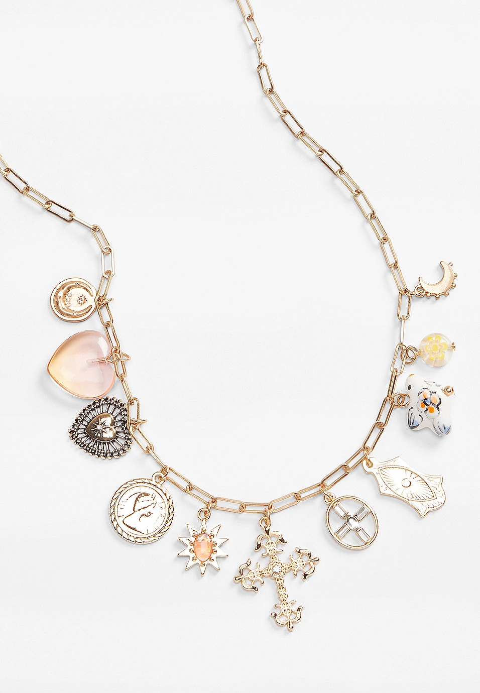 Cross Charm Necklace | Maurices