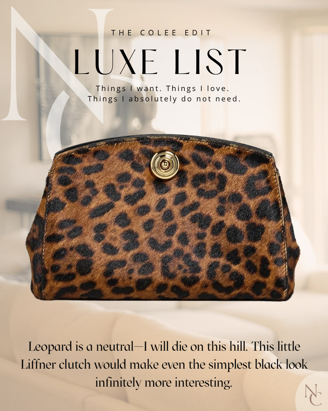 Leopard is a neutral and I will die on this hill. 🐆 Love this pony-hair clutch with denim, black, chocolate brown…basically everything. 

 #LTKdayinmylife #LTKstorytime #LTKSeasonal