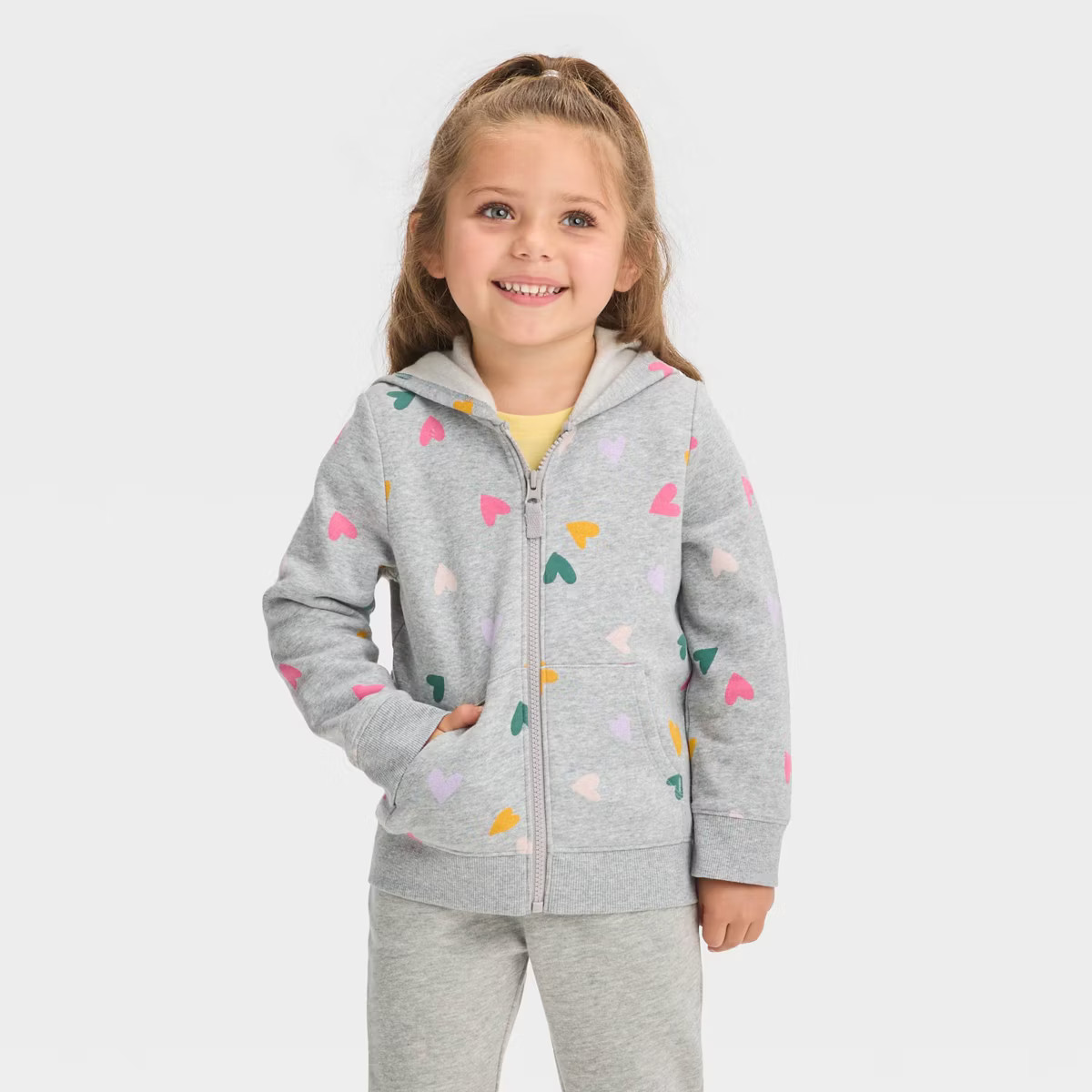 Toddler Fleece Zip-Up Sweatshirt - Cat & Jack™ | Target