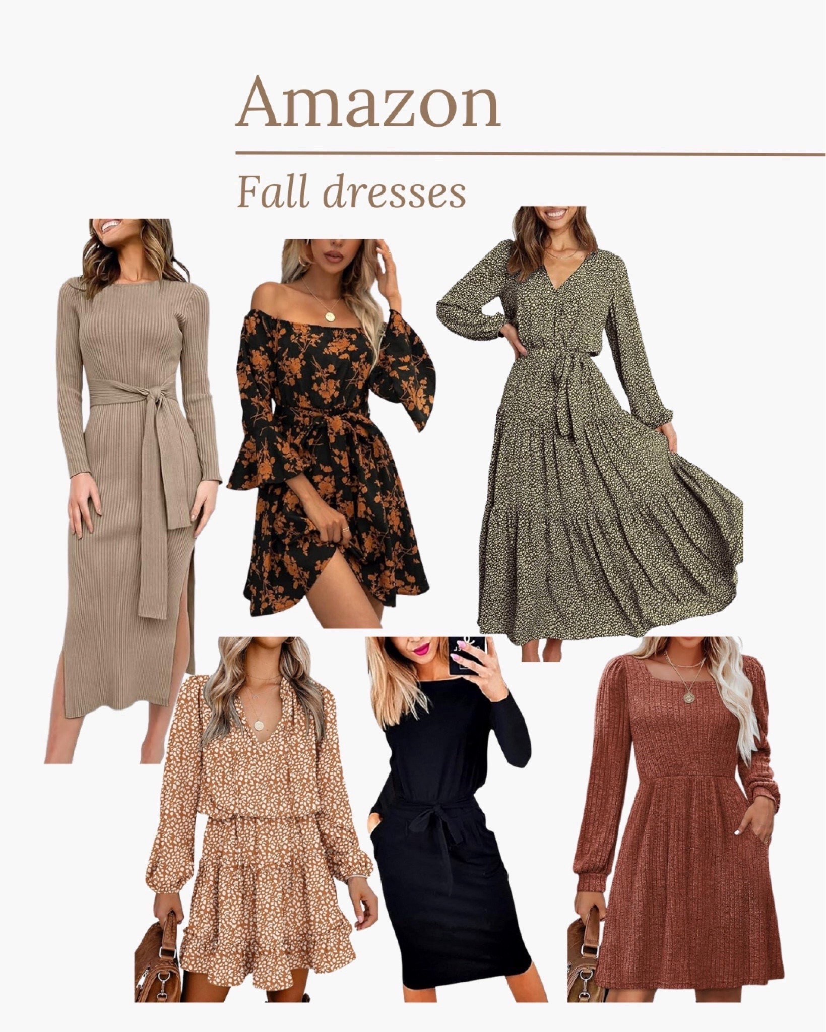 Amazon Fall dresses

#amazonfashion #fallfashion #falldress #womensdress #founditonamazon #inspiredstyle 

#LTKSeasonal #LTKStyleTip