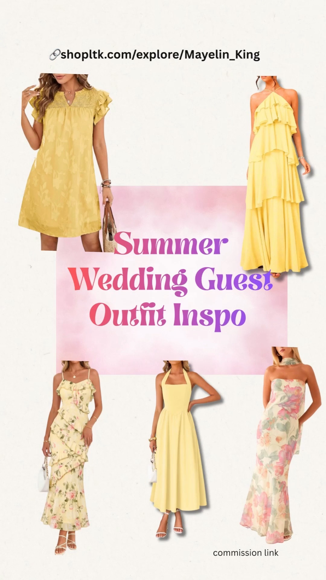 wedding guest dress summer
Summer Wedding Guest Outfit Inspo | Floral Dresses in Bright, Happy Colors


Keywords: wedding guest dress inspo, romantic summer fashion, feminine dress ideas, classy wedding outfits, colorful dress trends 2026, elegant summer style
#style #summerweddingfashion #softgirlstyle

#LTKootd #LTKSeasonal #LTKWedding