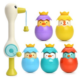 Sperric Toddler Egret Magnetic Fishing Game Bath Toy with Fishing Rod & Surprise Animal Eggs, Flo... | Macy's