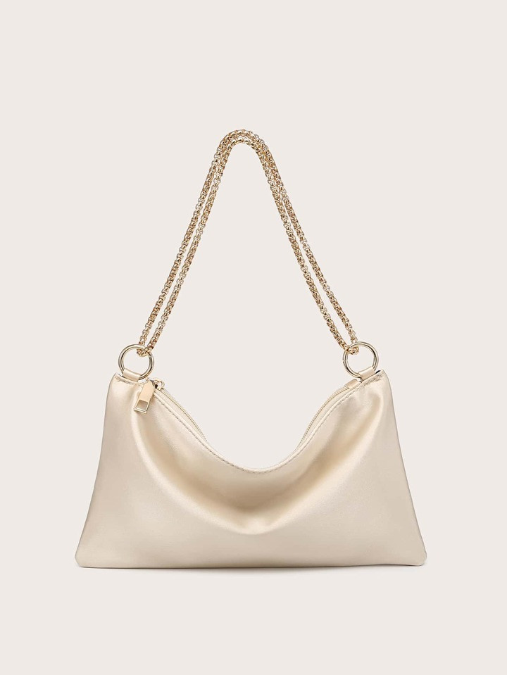 Lightweight,Business Casual Satin Minimalist Square Bag Evening Bag,Dinner Bag Glamorous,Elegant,... | SHEIN