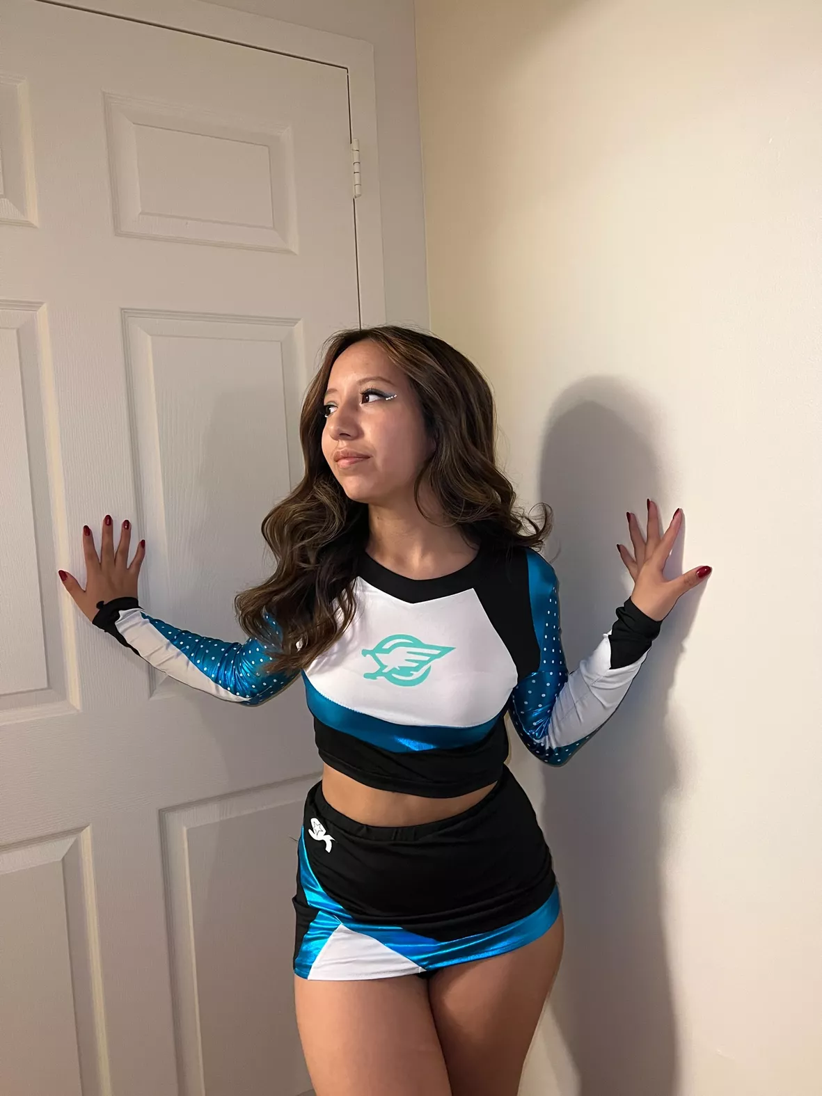 Euphoria Cheerleading Costume - Blue/Black