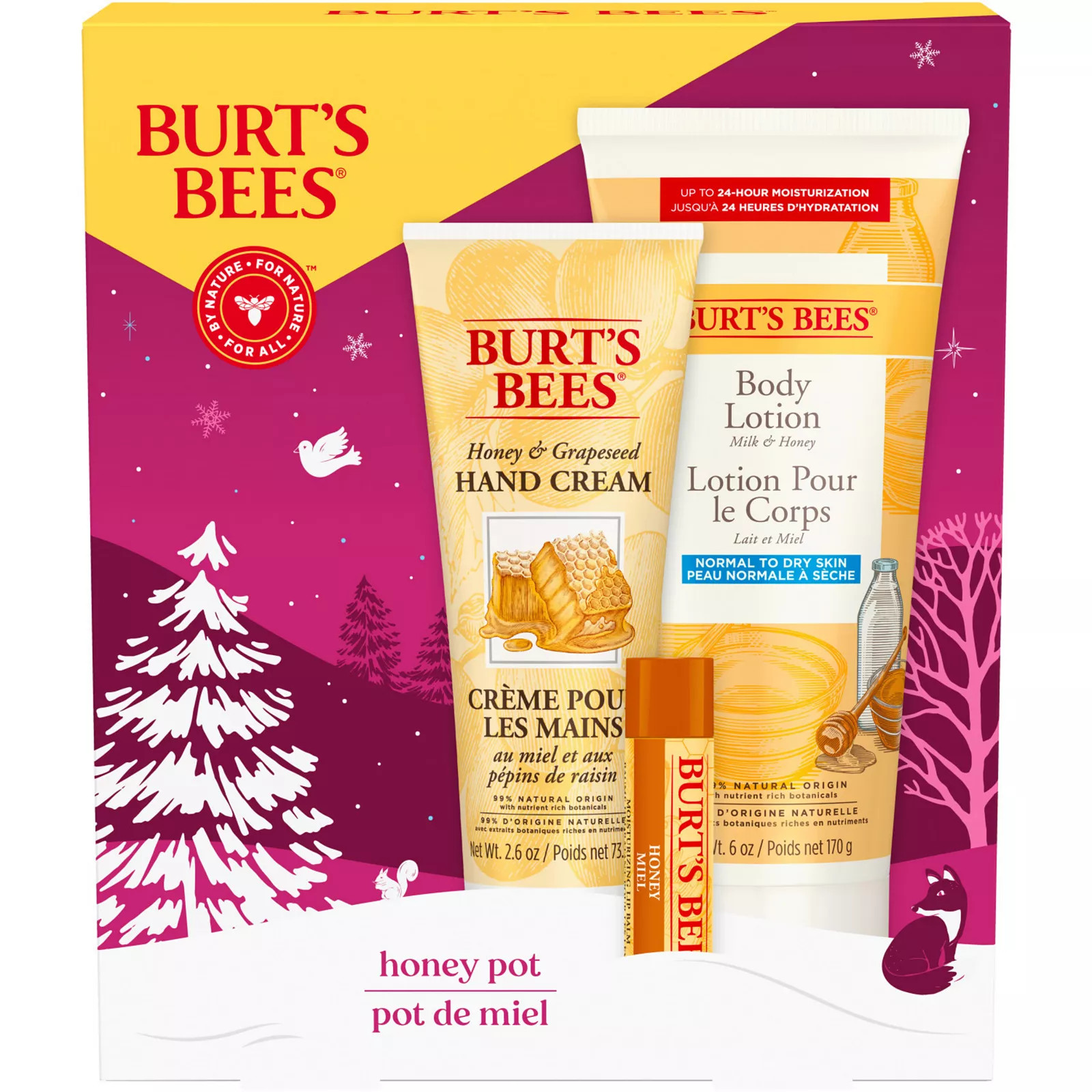 Burt's Bees Honey Pot Holiday Gift Set 3-pk., Size: 3 CT, Multi | Kohl's