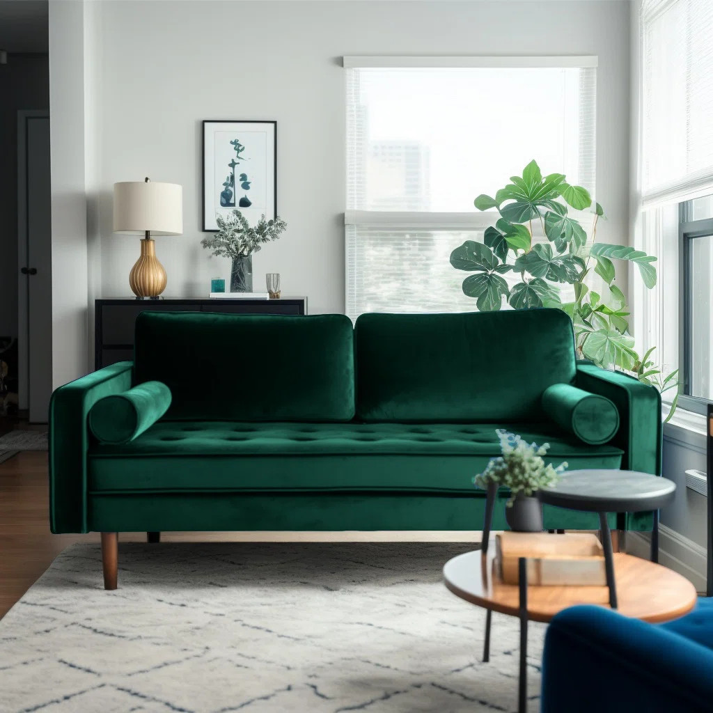 Laurindo 70'' Velvet Sofa | Wayfair North America