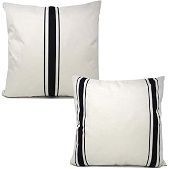 The Southern Jarring Co. Decorative Throw Pillow Covers - 18x18 Farmhouse Cushion Covers for Couc... | Amazon (US)