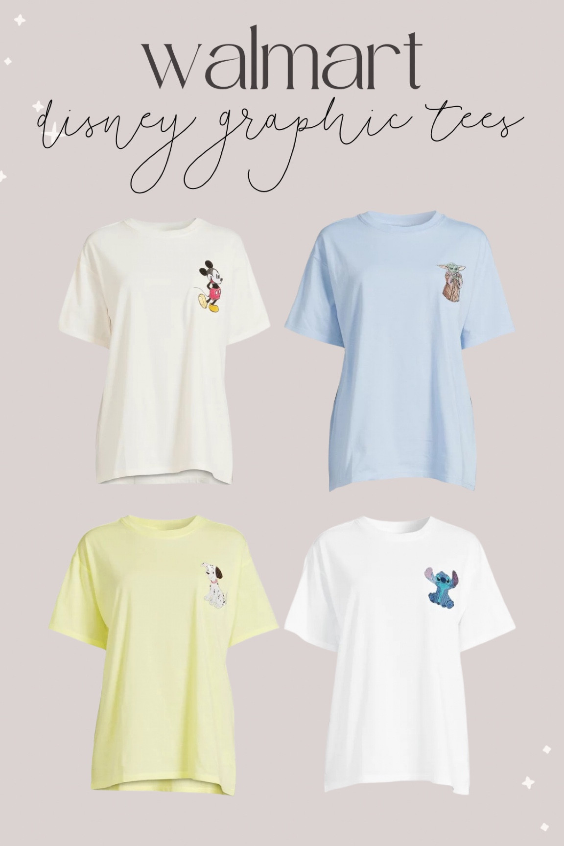 New Disney graphic tees at Walmart!!

#walmartfashion #disney #disneyfinds #disneyoutfit #ltkunder15

#LTKstyletip #LTKunder50 #LTKtravel