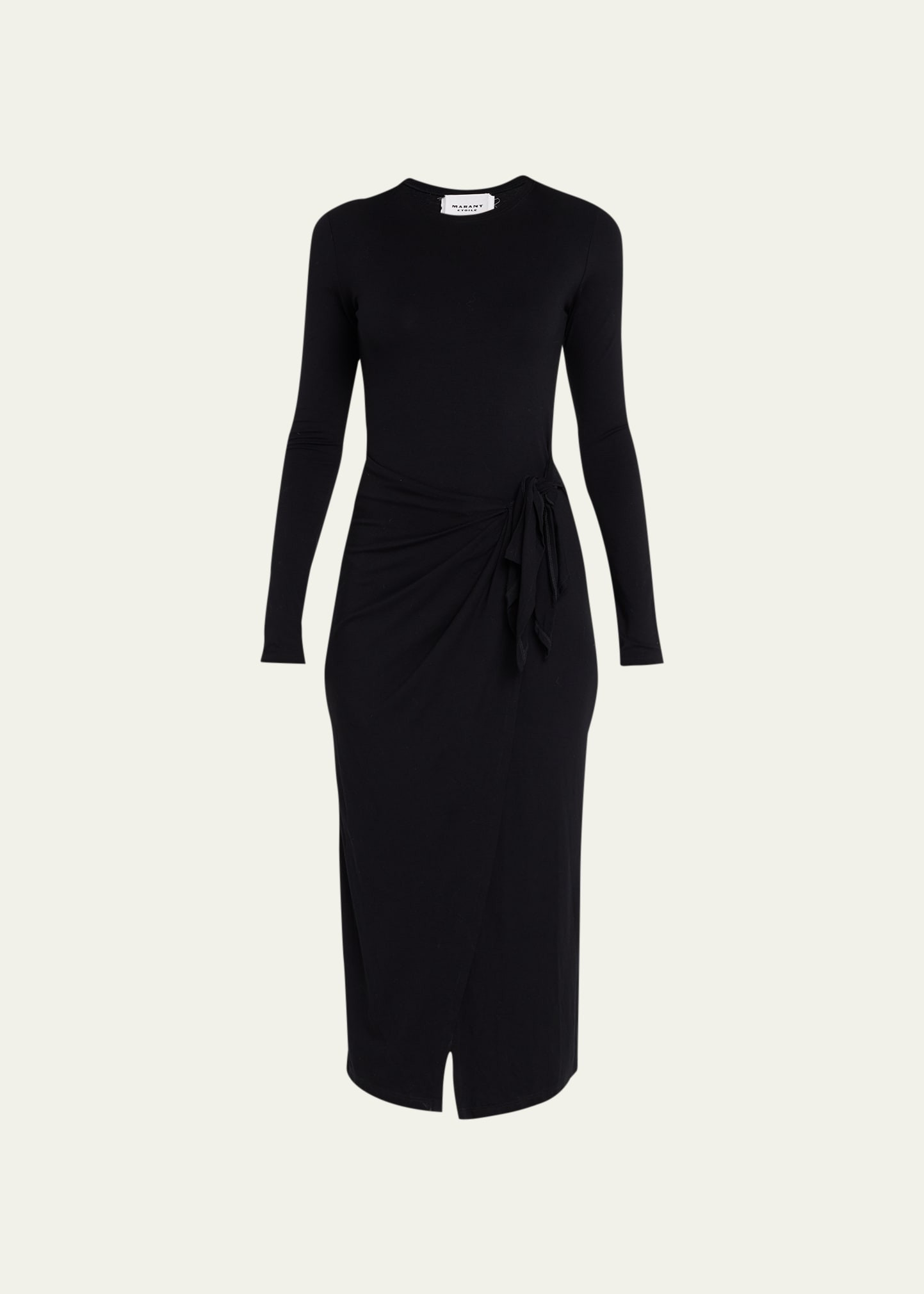 Etoile Isabel Marant Lisy Wool Wrap Midi Dress | Bergdorf Goodman