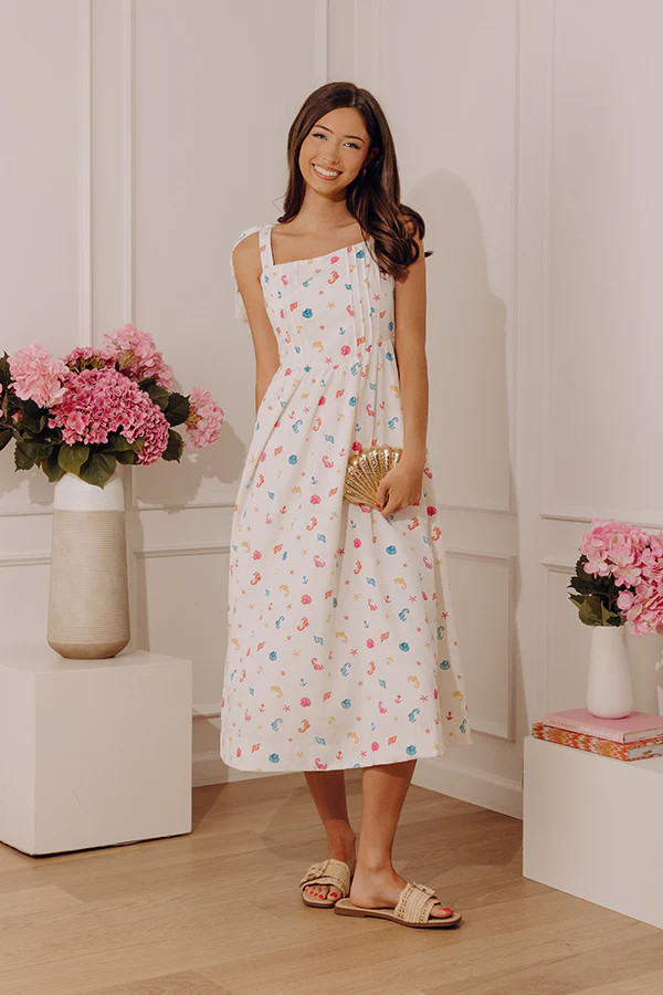 Oceanside Dreaming Midi Dress | Impressions Online Boutique
