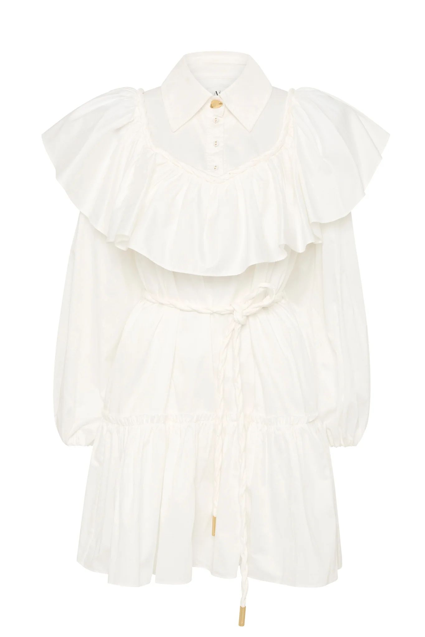 Dahlia Flounce Mini Dress | aje. (US, UK, Europe, ROW)