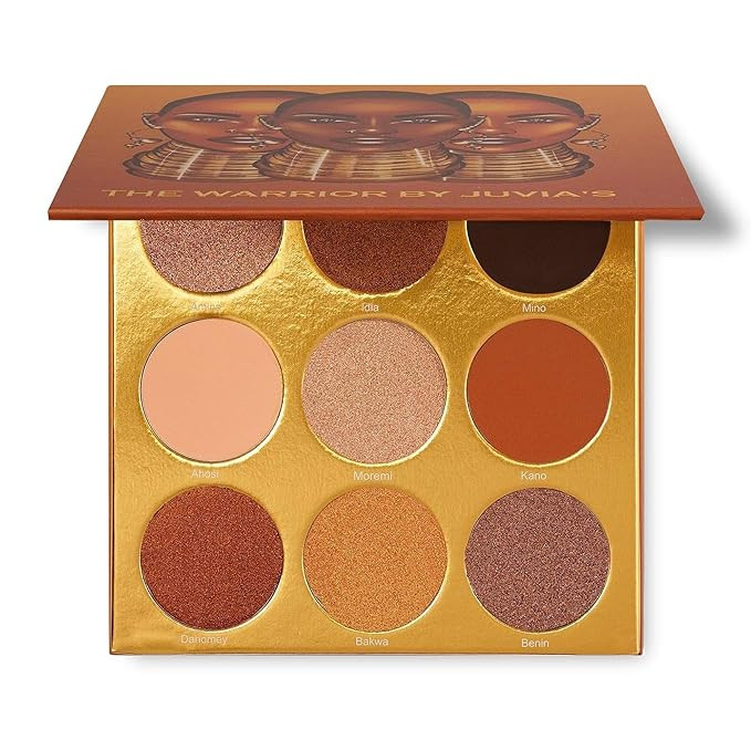 Juvia's Place Palette The Warrior - Warm Golds, Browns & Bronzes, Shades of 9, Warm and Neutral P... | Amazon (US)