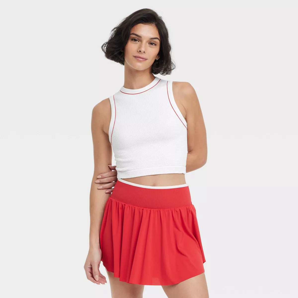 Women's Seamless Piped Muscle Tank Top - All In Motion™ | Target