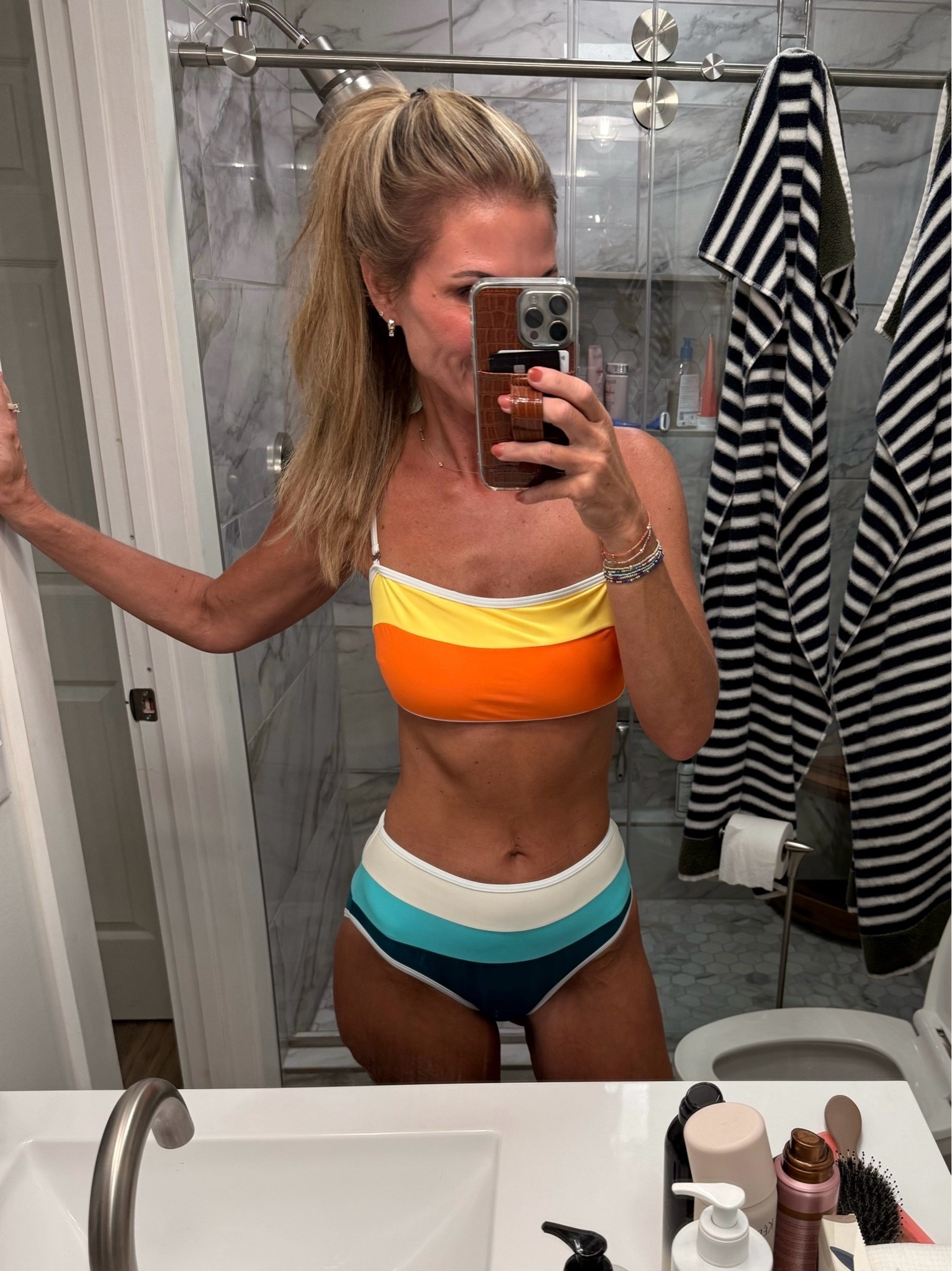 Color Block swimsuit from Amazon. Im in a Small

#LTKootd #LTKgrwm #LTKdayinmylife