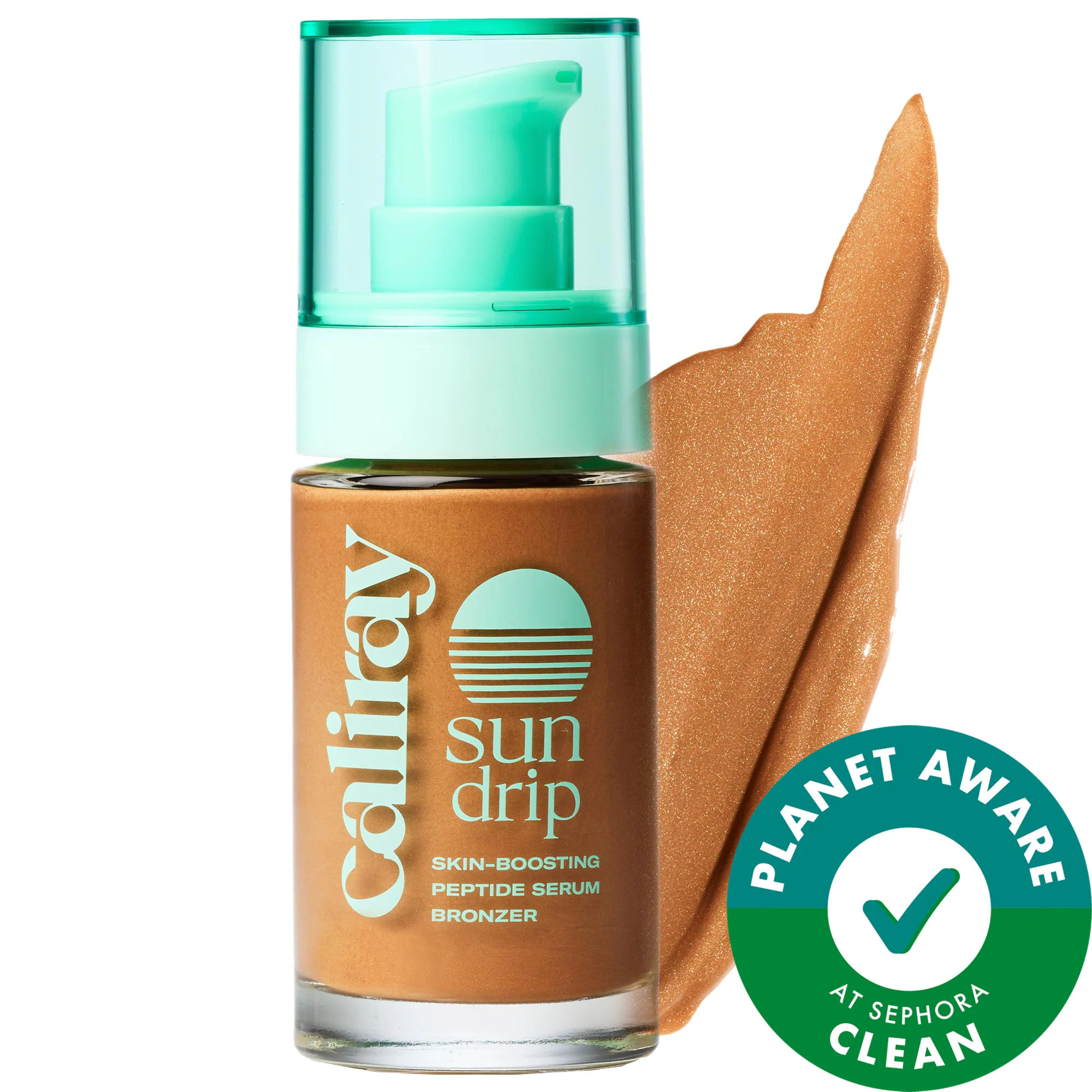 caliray Sundrip Luminous Liquid Bronzer with Hyaluronic Acid + Peptides 1 oz / 30 ml | Sephora (US)