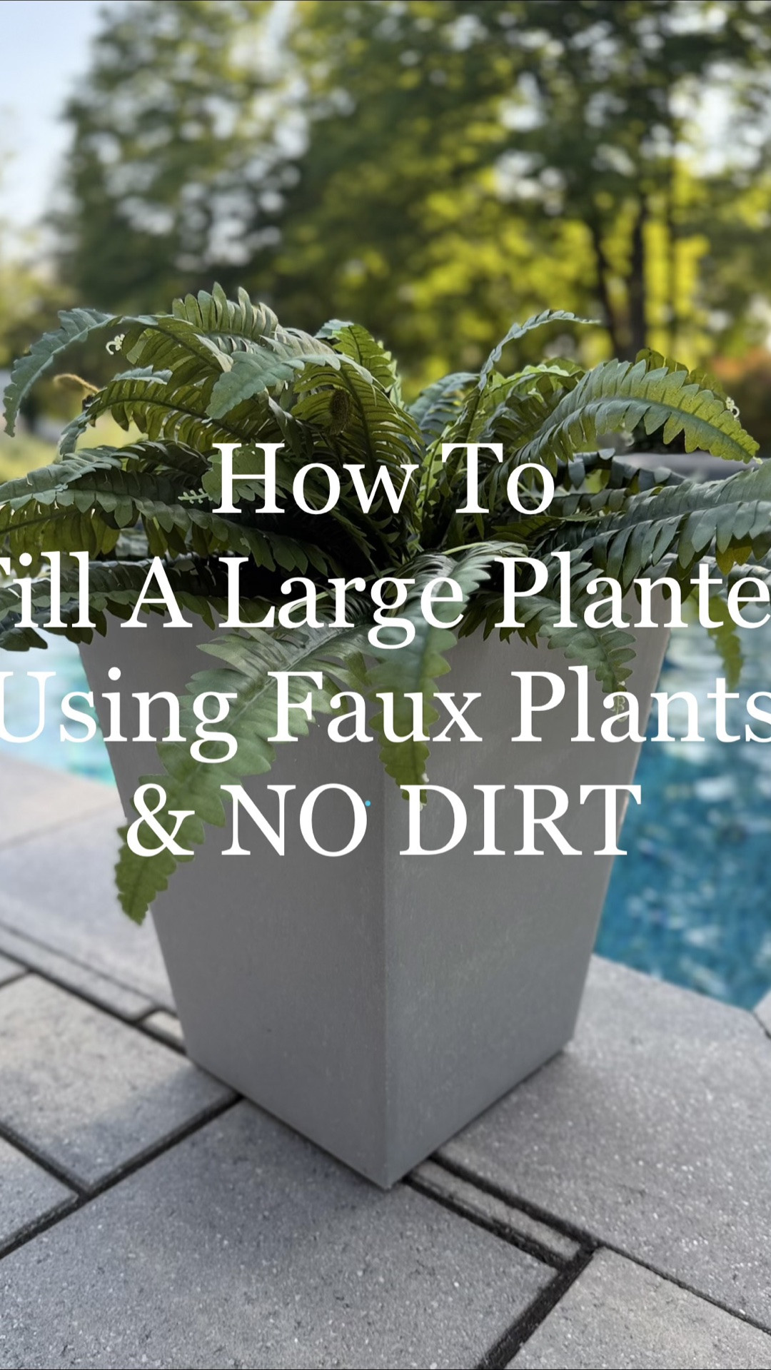 You don’t need to waste money on a ton of dirt to fill up a large planter!

Let me show you three ways I keep my faux plants sturdy inside an oversized planter… without using any dirt! 🪴

1)  Drill a hole in the bottom of a Bucket

2)  Re-use an old plastic planter (from when you purchased a plant/flowers from a nursery to plant in the ground)- there should already be holes in the bottom! 

3)  Buy a pack of styrofoam pool noodles


No fuss. No mess. Inexpensive. Simple!

Which method would you choose?! 👇🏻


.
.
#outdoorplanters 
#artificialplants 
#fauxferns 
#decoratingtips
#fallplanting

#LTKHome #LTKSeasonal #LTKstorytime