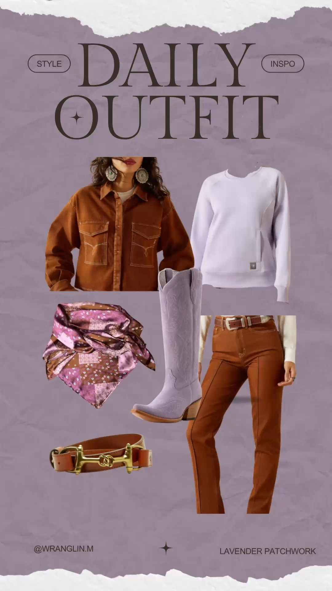 Lavender patchwork #westernfashion

#LTKstyletip #LTKSeasonal