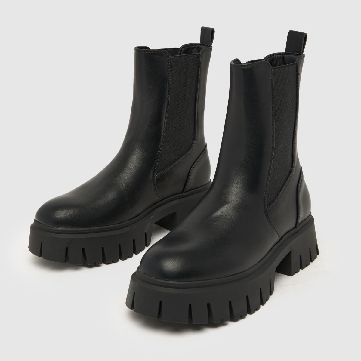 Womens Black schuh Amsterdam Chunky Chelsea Boots | schuh | Schuh