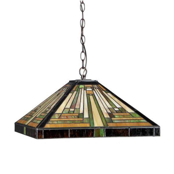 Charlotte 2 - Light Red Antique Bronze Pool Table Lights Pendant | Wayfair North America