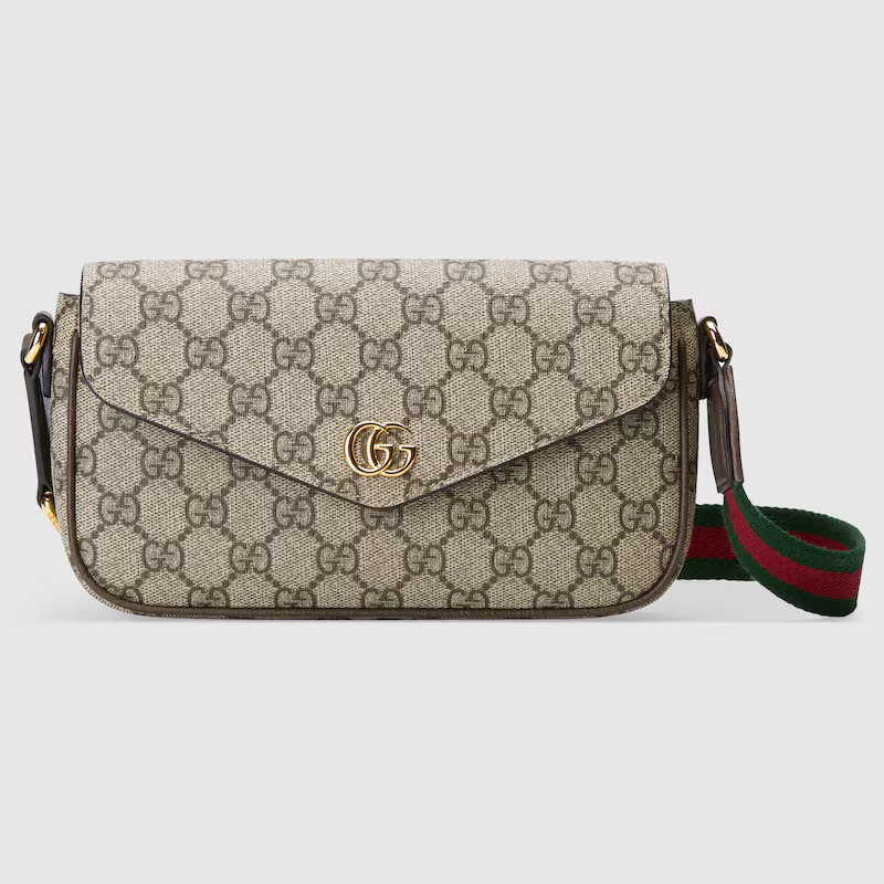 GUCCI Ophidia Pochette, Beige, GG Canvas | Gucci (US)