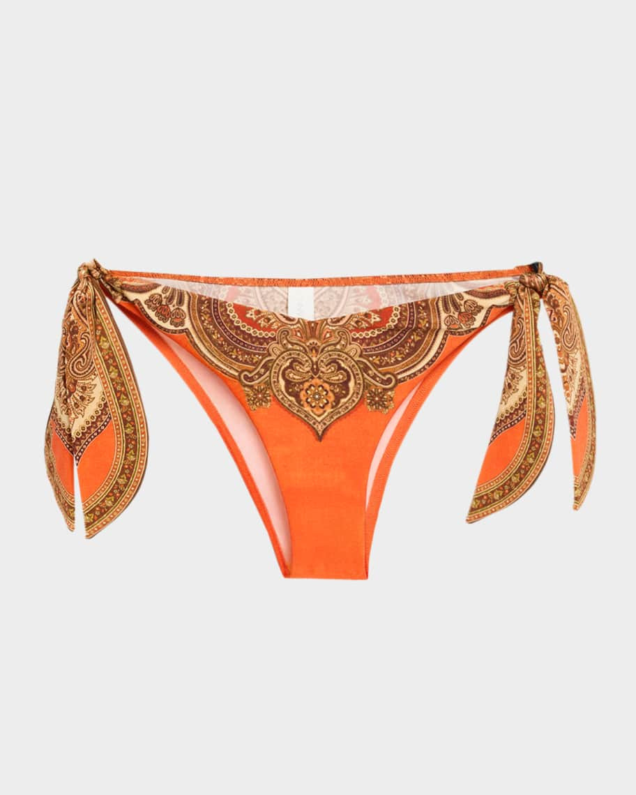 Mahon Scarf Tie-Side Bikini Bottoms | Neiman Marcus