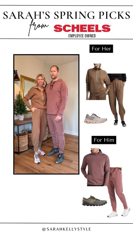 Cozy matching sets are our go to weekend + travel day look! 

wearing my tts small in my Varley set & my husband is 6’5” & wearing his tts large in his UNRL set 

#LTKover40 #LTKfitness #LTKSeasonal