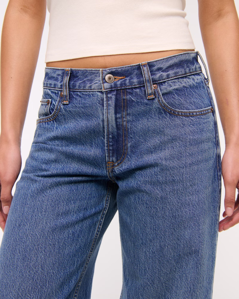 Women's Low Rise Ultra Loose Jean | Women's Bottoms | Abercrombie.com | Abercrombie & Fitch (US)